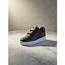 Liarca Çocuk Cilt Cırt Cırtlı Siyah Sneaker – Premium Kalite, Hafif & Dayanıklı, Rahat Taban
