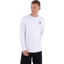 Hurley Rash Regular Bolud Ls Erkek Beyaz Likra