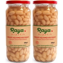 Raya Organik Organik Haşlanmış Fasulye (400 gr x 2) 2'li Set