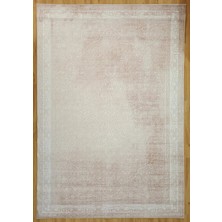 Pera Halı Zarif Şal Desenli Pudra ve Krem Vintage Salon Halısı - 11527OU