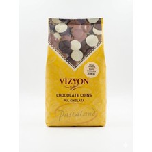 Vizyon Select Beyaz Pul Çikolata (Coıns) 2,5 kg