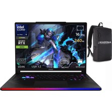 MSI Msı Raider 16 Hx Ultra 9 290HX Plus B2WJ-022TR-K07 96GB 4tb RTX5090 24GB W11HOME 16'' Qhd+ 240Hz Gaming Notebook
