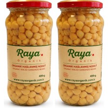 Raya Organik Organik Haşlanmış Nohut (400 gr x 2) 2'li Set