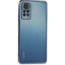 Fiberliz Newface Xiaomi Redmi Note 11 Pro Kılıf Razer Lensli Silikon - Açık Mavi