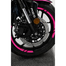 Banxtre Motosiklet Jantı Için Universal Tüm Motorlara Uyumlu Jant Şeridi (8 Parça)