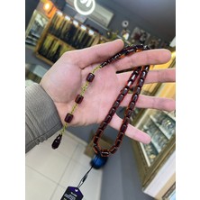 Tesbihanem Sıkma Kehribar Tesbih ( Sistemli-Imzalı-Özel Kutulu-Çakmaklı )
