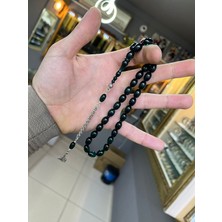 Tesbihanem Sıkma Kehribar Tesbih ( Gümüş Püsküllü )