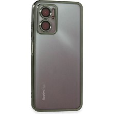 Asnazz Newface Xiaomi Redmi 10 5g Kılıf Razer Lensli Silikon - Yeşil