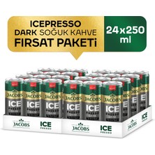 Jacobs Icepresso Dark Soğuk Kahve 250 ml x 24 Adet