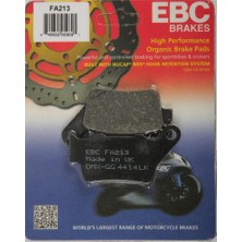Ebc FA213 2021-2025 Triumph Tiger 850 Sport Uyumlu Arka Fren Balatası Organik Balata