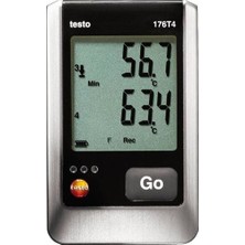 Testo 0572 1764 176 T4 Sıcaklık Kayıt Cihazı 4 Kanallı