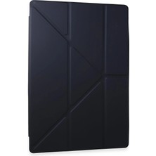 Durukar®  Samsung Galaxy Tab A9 Plus Kılıf Kalemlikli Mars Tablet Kılıfı - Lacivert