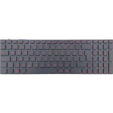 Retro Asus Rog G550JX Klavye Işıklı Kırmızı Tuş