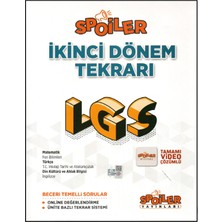 Spoiler Yayınları Spoiler 8.sınıf Lgs 2.dönem Soru Bankası