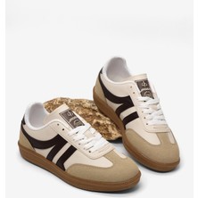 Tonny Black Kadın Bej Kahve Rahat Kalıp Nefes Alabilen Sneaker