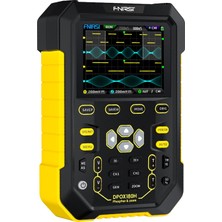 Fnirsi DPOX180H 2 Kanal 180MHZ El Tipi Fosfor Dijital Osiloskop ve Sinyal Jeneratörü Sarı Renk