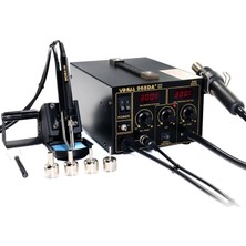 Yihua 968DA+-III 3in1 Sıcak Hava Üflemeli Havya Istasyonu ve Duman Emme Özellikli Rework Istasyonu