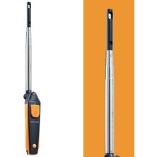 Testo 0560 1405 405I Akıllı Telefon ile Kullanılabilen Hot Wire Anemometre