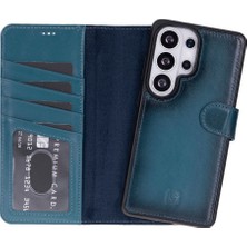 Bouletta Samsung Galaxy S26 Ultra Uyumlu Manyetik Hakiki Deri Cüzdan Kılıf ,cüzdan Taşımaya Son, Kredi Kart Yuvalı, Rfıd Güvenlik