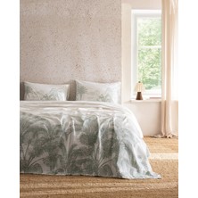 Madame Coco Aruba King Size %100 Pamuk Karde Baskılı Pike Takımı - Haki