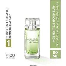 Yves Rocher Gül Kokulu Moment De Bonheur L'eau Edt 50 ml Ferah Kadın Parfümü