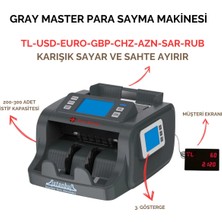 Gray Master Kağıt Para Sayma Makinesi