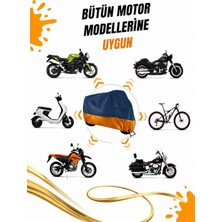 Mototork Tüm Motosikletler ile Uyumlu Paraşüt Kumaş Su Geçirmez Ömürlük Branda
