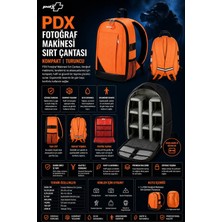 Pdx Fotoğraf Makinesi Sırt Çantası | Kompakt | Turuncu