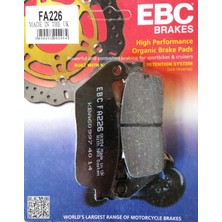 Ebc FA226 2021-2025 Triumph Trident 660 Uyumlu Ön Fren Balatası Organik Balata