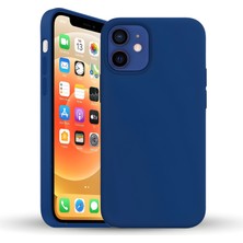 Bix iPhone 11 Silikon Kılıf Güçlü Koruma Darbe Emici Evren Mavisi