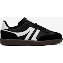 Tonny Black Kadın Siyah Beyaz Rahat Kalıp Nefes Alabilen Sneaker