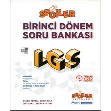 Spoiler Yayınları Spoiler 8.sınıf Lgs 1.dönem Soru Bankası