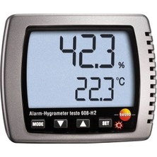Testo 0560 6082 608-H2 Sıcaklık ve Nem Ölçer | Çok Hassas | Alarmlı