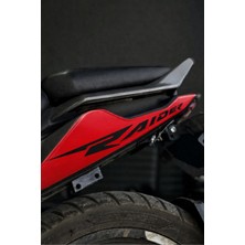 Banxtre Tvs Raider 125 Için Arka Sele Altı Grenaj Için Raider Yazılı Kırmızı Kaplama Sticker (Sağ ve Sol)