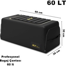 Caraks 60 Litre Premium Series Araç ve Ev Bagaj Çantası Bagaj Organizer Alet Eşya Çantası Profesyonel Ürün