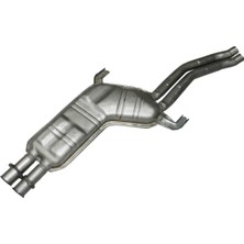 Egzoz Burada Bmw E 32 7.35I-7.40I Orta Egzoz Orta Susturucu Baskılı Eksoz E32 735I 740I 1992 >