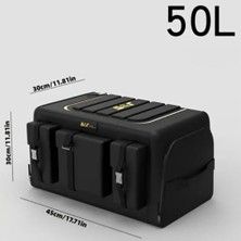 Friemats 50 Litre Premium Series Araç Ev Bagaj Çantası Bagaj Organizer Alet Eşya Çantası Profesyonel Ürün