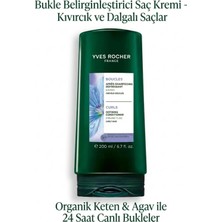 Yves Rocher Dalgalı ve Kıvırcık Saçlar Için Bukle Belirginleştirici Saç Kremi Vegan 200 ml