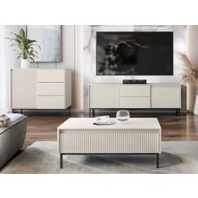 Sare Trade Hernest Modern Tv Ünitesi ve Yaşam Ünitesi - 3 Parça Set