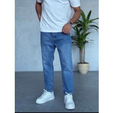 WE11 Açık Mavi Boyfriend Pantolon