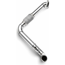 Egzoz Burada Ford Courier Transit Downpipe Egzoz Borusu 2014-2016 Downpipe Krom
