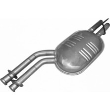 Egzoz Burada Mercedes E320 ve E430 W210 Orta Borulu Egzoz Susturucu Egsoz 1997-2001