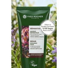 Yves Rocher Yipranmış Saçlara Özel Bitkisel Keratinli Onarıcı Saç Maskesi Vegan 200 ml