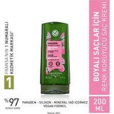 Yves Rocher Boyalı Saçlar İçin Renk Koruyucu Saç Kremi Frambuaz Sirkeli 200 ml Vegan Formül