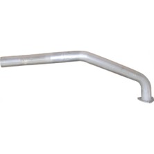 Egzoz Burada Mercedes 2521 Damperli Kamyon Manifold Borusu Egsoz Flanşlı Manifold Borusu
