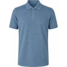 Trender Petek Süprem Açık Mavi Erkek Polo Yaka T-Shirt 2326