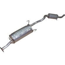 Egzoz Burada Nissan Vanette 2.3 Dizel Arka ve Orta Egzoz Susturucu Egsoz 1994-2003