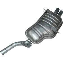 Egzoz Burada Bmw E46 320I Arka Egzoz Son Susturucu Eksoz Bmw 3.20 E-46 Baskılı 1998 - 2000
