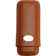 Cohiba Kahverengi Desenli Ikili Deri Puro Kılıfı