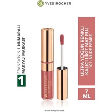 Yves Rocher Mat Bitişli Ultra Yoğun Pigmentli Likit Ruj 12 Saat Kalıcı 7 ml 101. Pembe